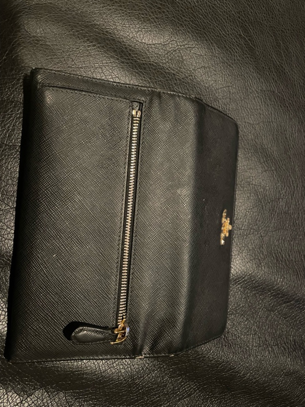 Large Prada Black Saffiano Leather wallet - Picture 12 of 16